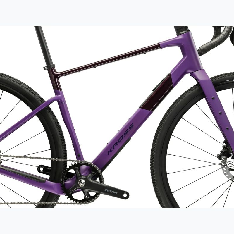 Гравел велосипед KROSS Esker ADV 1.0 purple/matt 12
