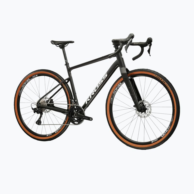 Гравел велосипед KROSS Esker 6.0 black/white/matte/gloss 2