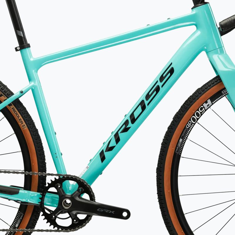 Гравел велосипед KROSS Esker 5.0 sea blue/black/gloss 12
