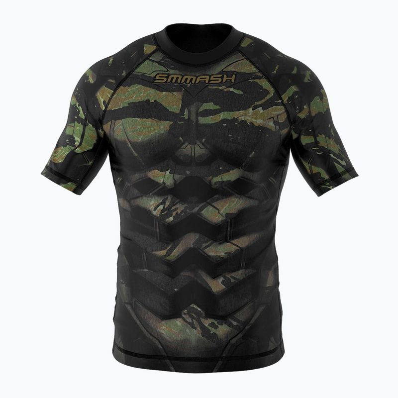 SMMASH Tiger Armour мъжки Rashguard зелен RSO2