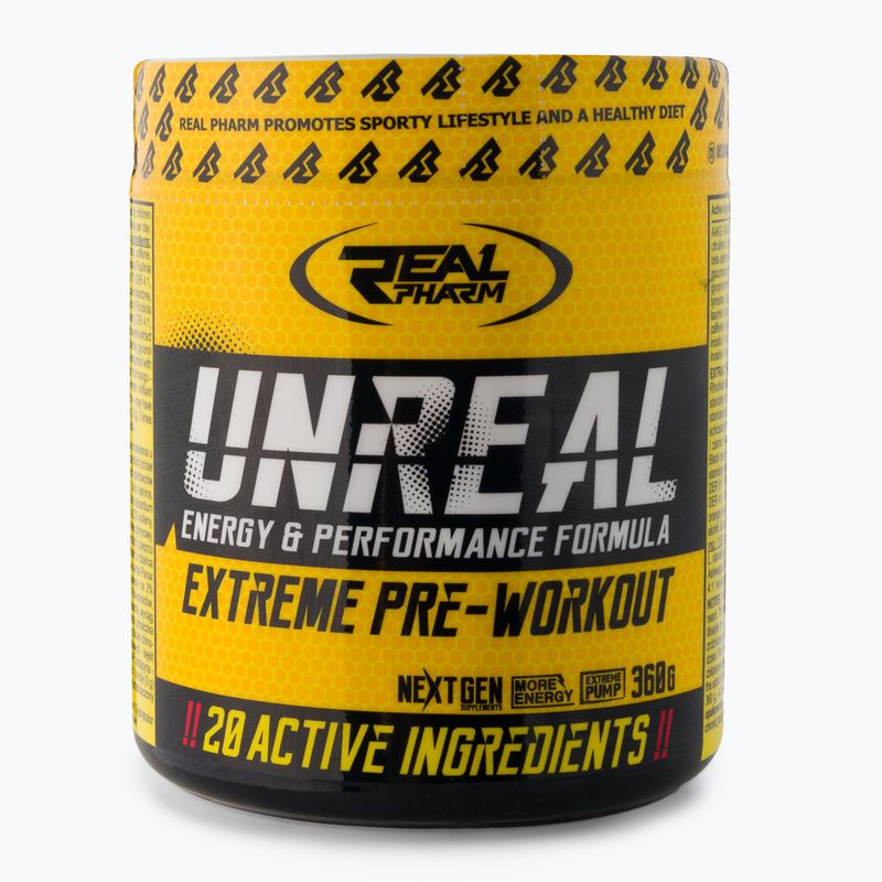Предварителна тренировка Real Pharm Unreal 360g касис лимон 700957