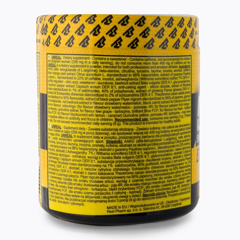 Предварителна тренировка Real Pharm Unreal 360g касис лимон 700957 2