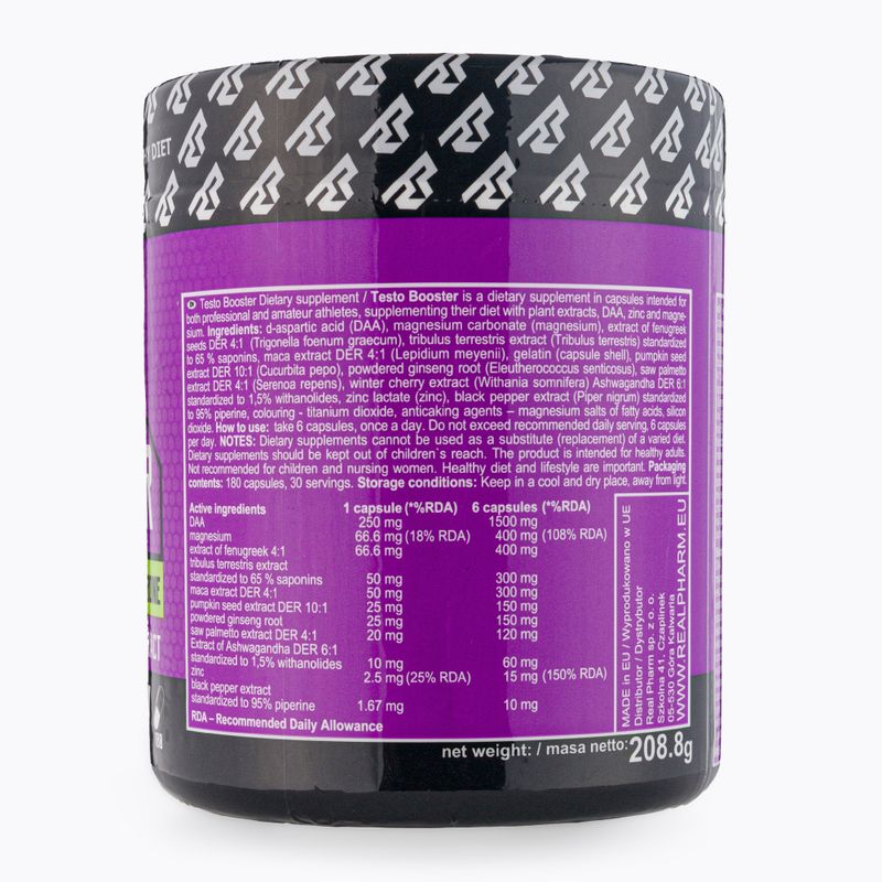 Усилвател на тестостерона Real Pharm Testo Boster 180 капсули 703491 2