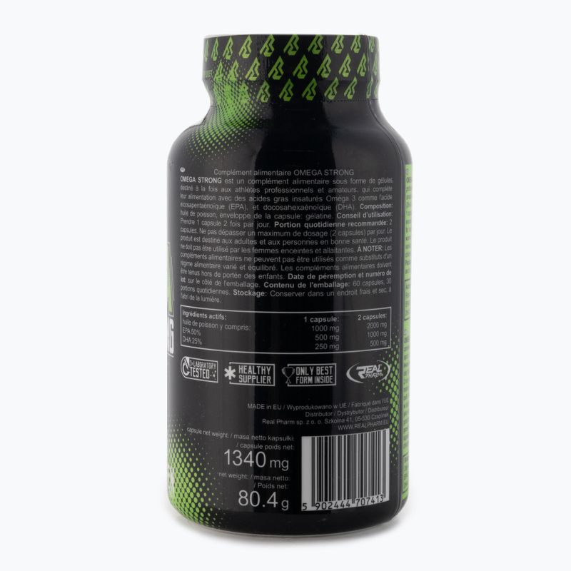 Мастни киселини Real Pharm Omega Strong 60 таблетки 3