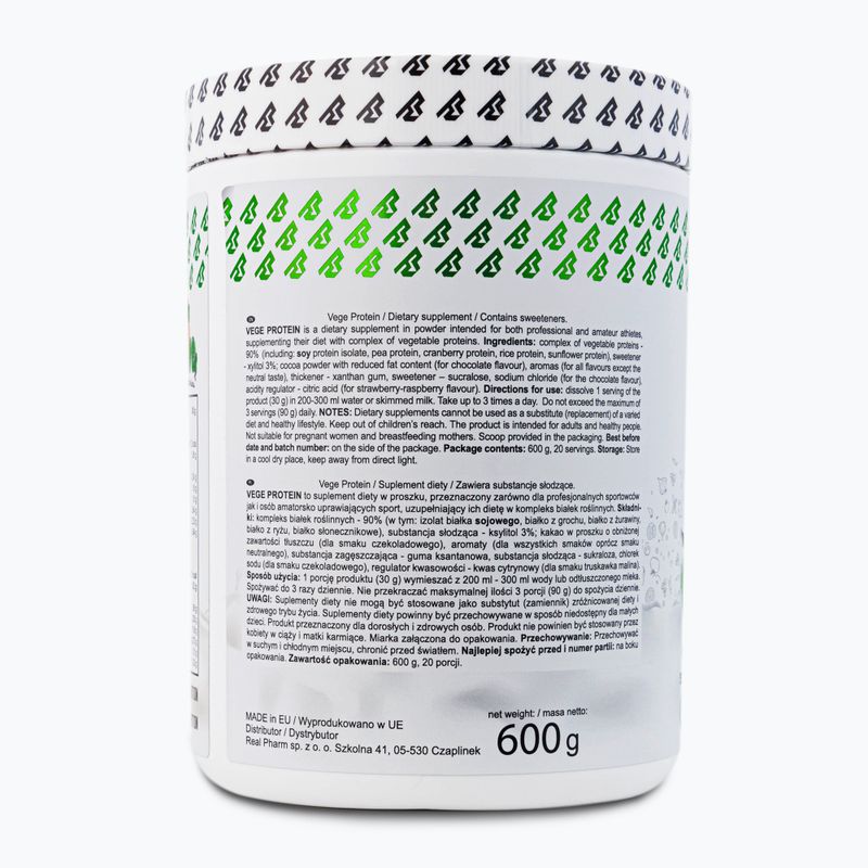 Real Pharm Vege Protein 600g солен карамел 709103 3