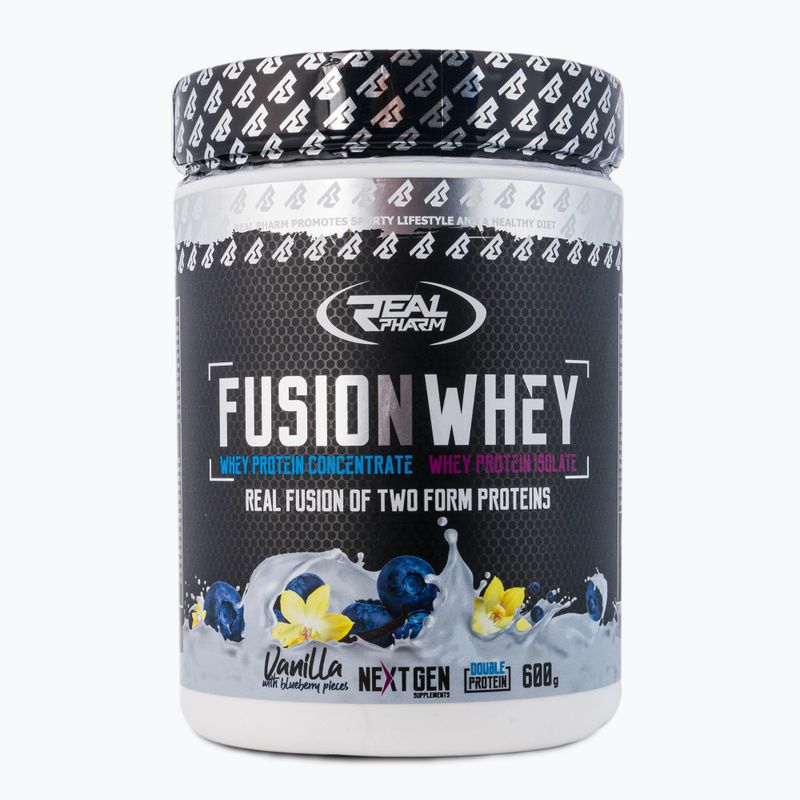 Суроватка Real Pharm Fusion 600g wanilia-jagoda 709202