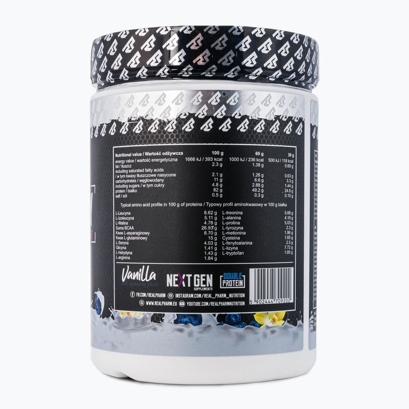 Суроватка Real Pharm Fusion 600g wanilia-jagoda 709202 2