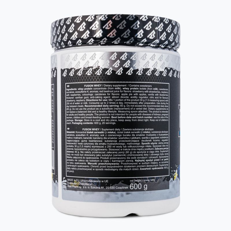 Суроватка Real Pharm Fusion 600g wanilia-jagoda 709202 3