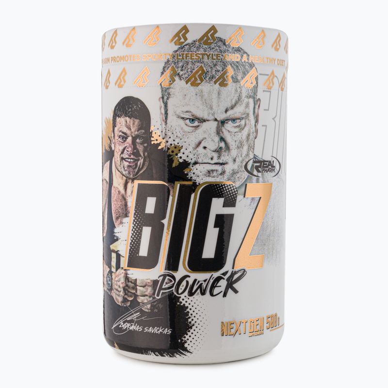 Предтренировъчен продукт Real Pharm Big Z 500g кола-череша 710130