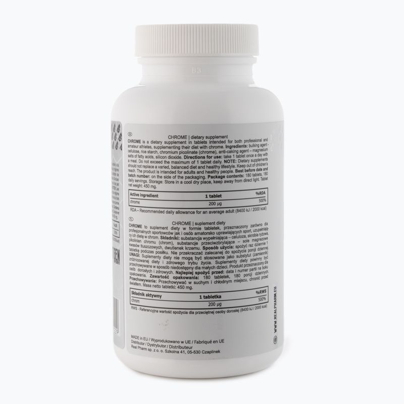 Суплемент Real Pharm Хром 180 таблетки 2