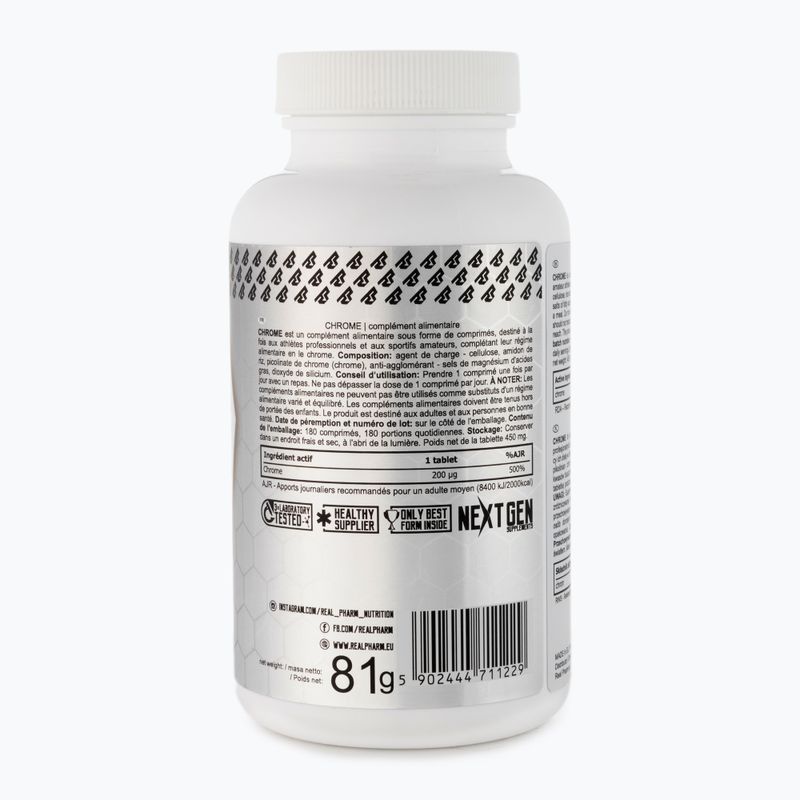 Суплемент Real Pharm Хром 180 таблетки 3
