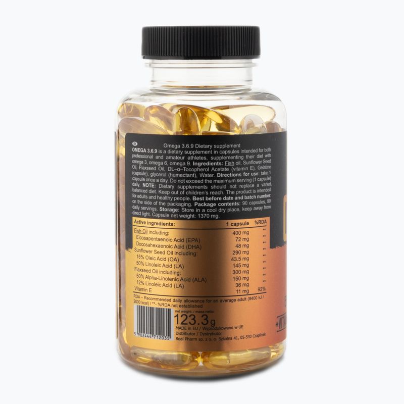 Omega 3-6-9 Real Pharm мастни киселини 90 капсули 712035 2