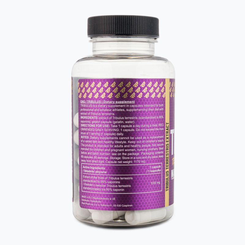 Усилвател на тестостерона Real Pharm Tribulus 1000mg 60 капсули 714053 2