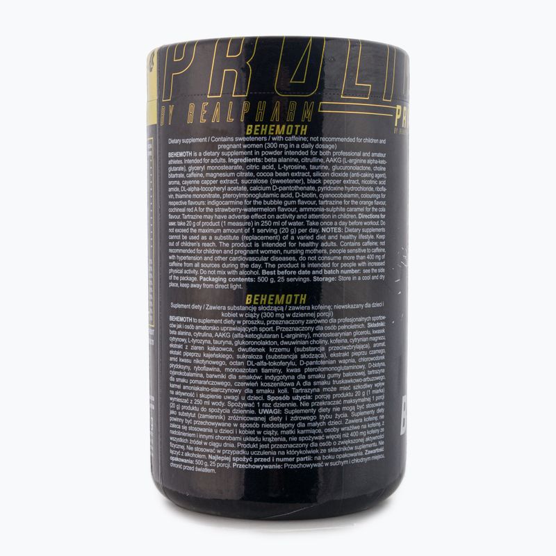 Real Pharm Behemot преди тренировка 500g манго-маракуя 714183 2