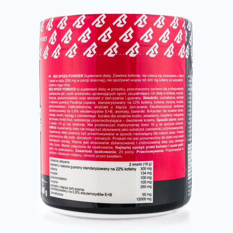 Предтренировъчен Real Pharm Red Speed Powder 400g череша 714992 2