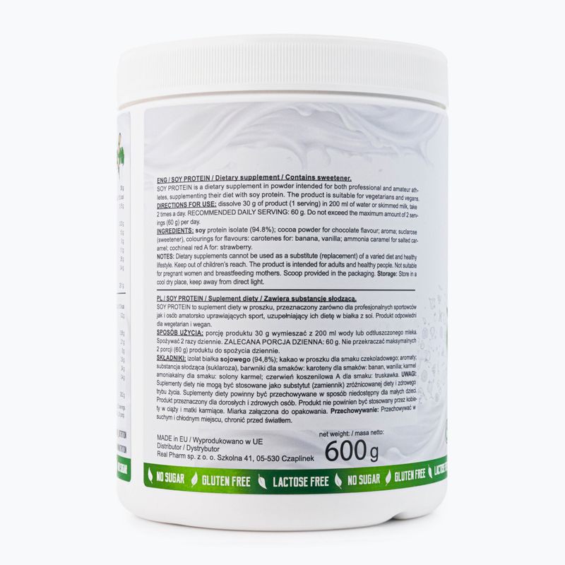 Real Pharm Соев протеин 600g ягода 715319 3
