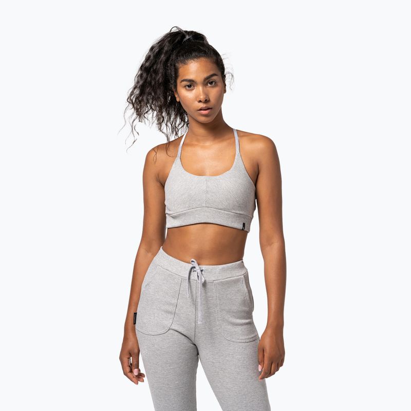 Дамски сутиен за тренировка Carpatree Rib grey CP-CRB-G-178
