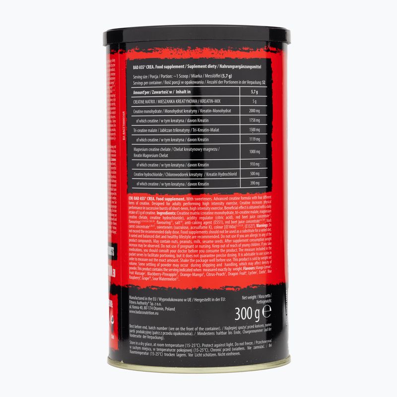 Fitness Authority Bad Ass Crea 300 g плодов масаж 2