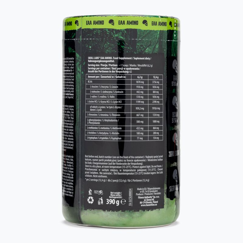 Аминокиселини Fitness Authority Skull Labs EAA Amino 390 g citrus/peach 2