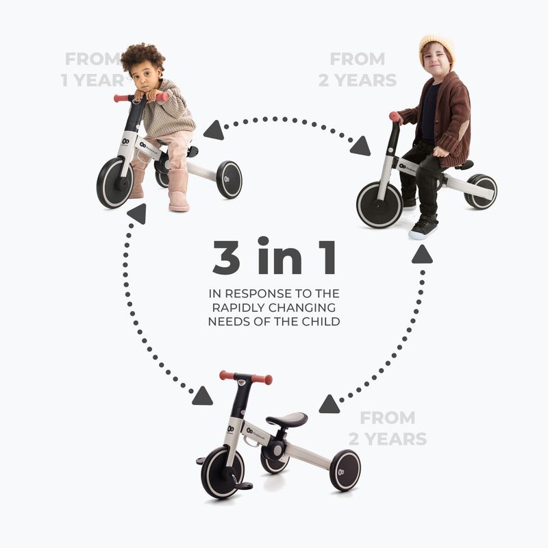 Kinderkraft триколка за бягане 4TRIKE сива 9