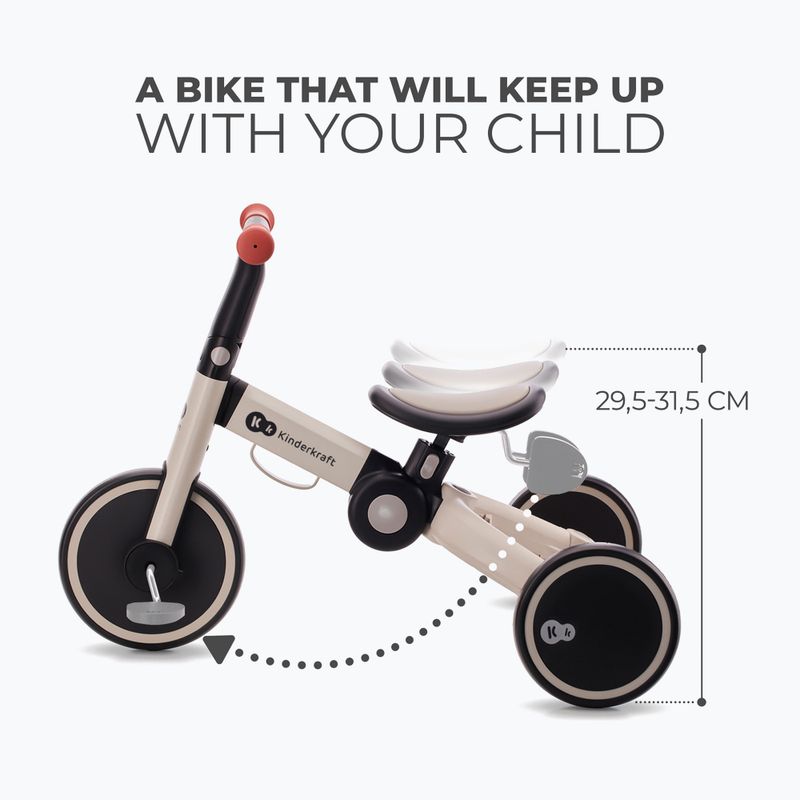 Kinderkraft триколка за бягане 4TRIKE сива 10