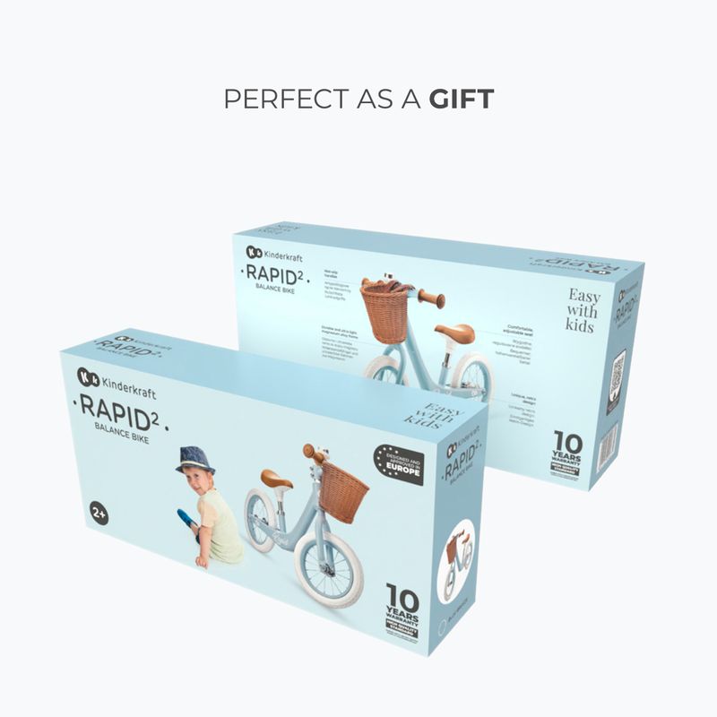 Велосипед без педали Kinderkraft Rapid 2 blue breeze 16