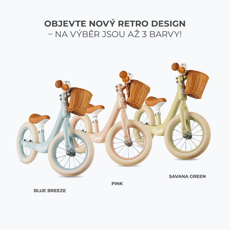Велосипед без педали Kinderkraft Rapid 2 blue breeze 17