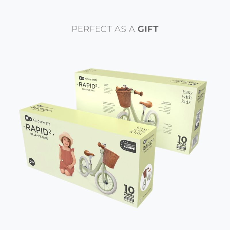 Велосипед без педали Kinderkraft Rapid 2 savanah green 9