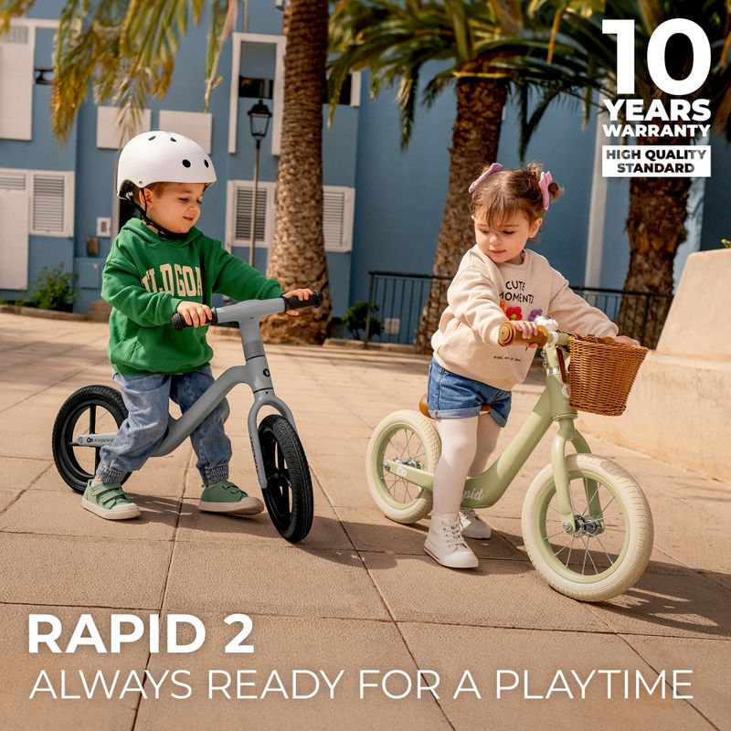 Велосипед без педали Kinderkraft Rapid 2 savanah green 13