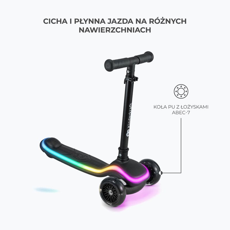 Детски триколесен скутер Kinderkraft Raket black 6
