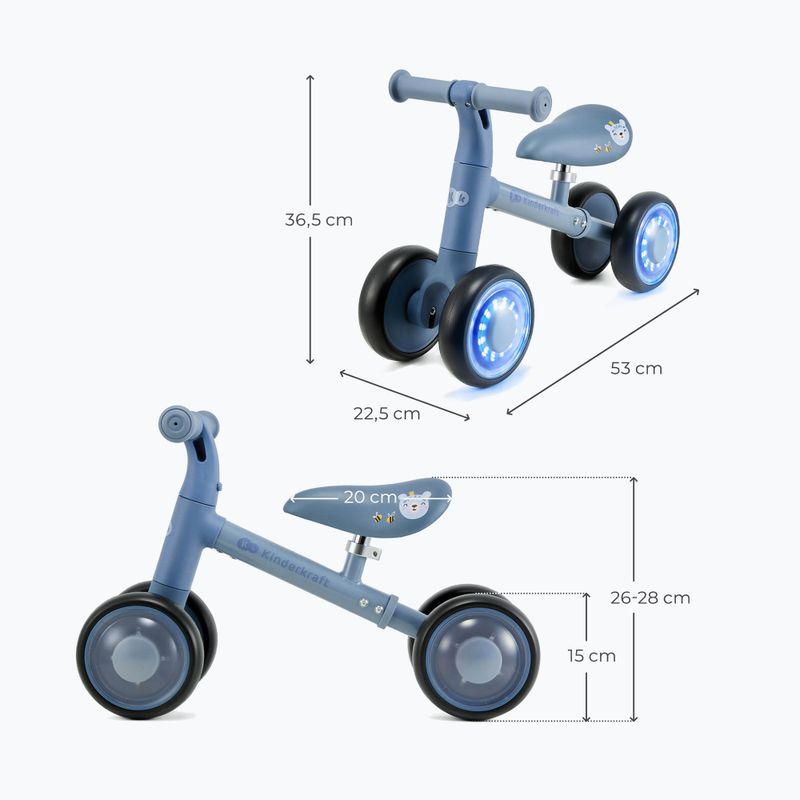 Велосипед без педали Kinderkraft Cutie Flash blue 2