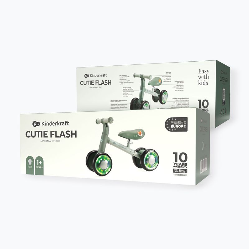 Велосипед без педали Kinderkraft Cutie Flash green 6
