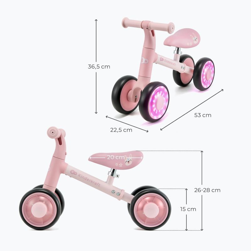 Велосипед без педали Kinderkraft Cutie Flash pink 2