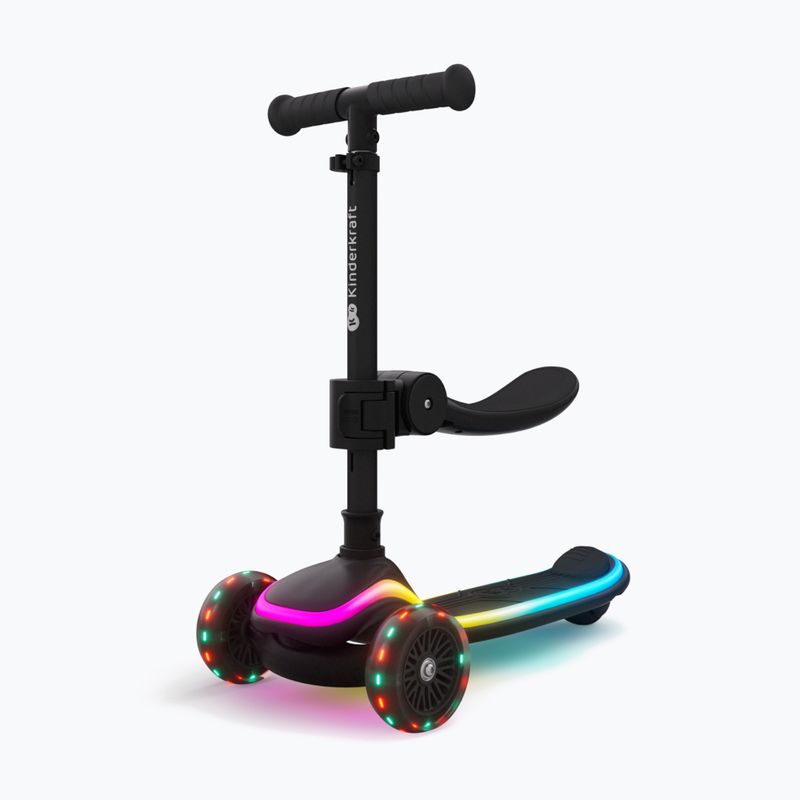 Детски триколесен скутер Kinderkraft Raket Up black 3