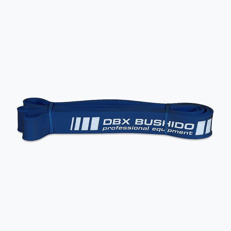 Гумена лента за упражнения Bushido Power Band 64 синя 3