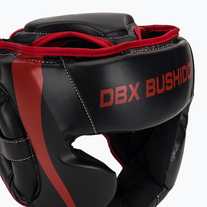 Боксова каска DBX BUSHIDO ARH-2190R black/red 4