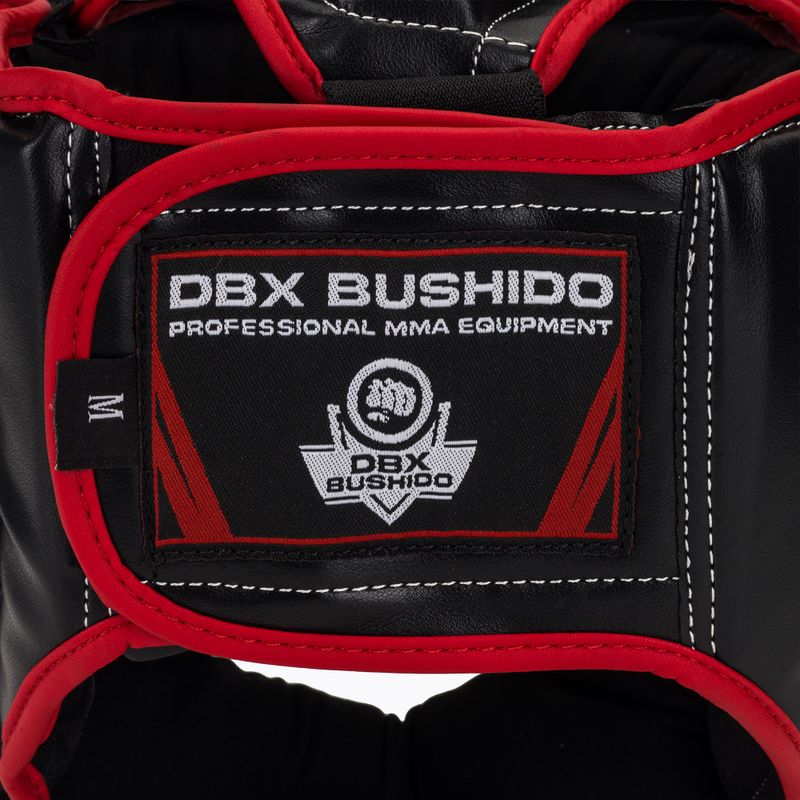 Боксова каска DBX BUSHIDO ARH-2190R black/red 5