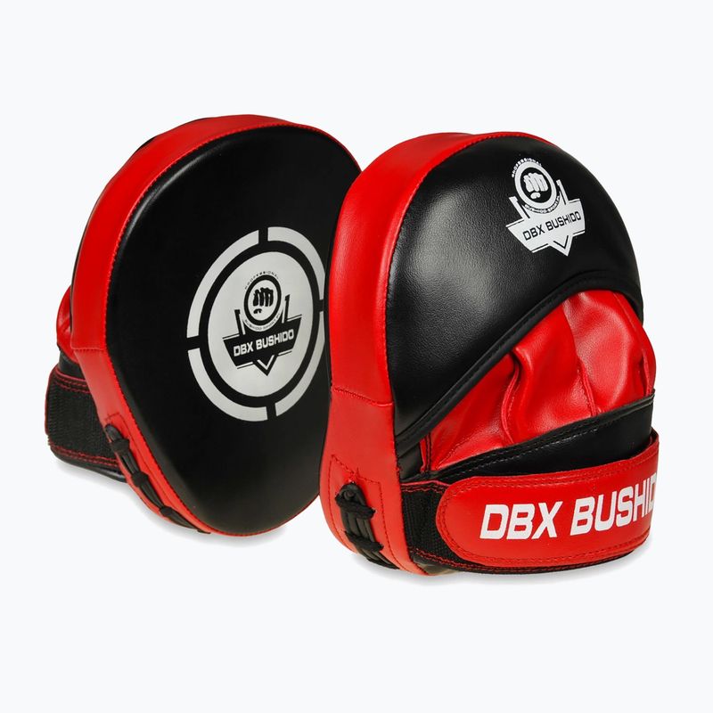 Треньорски лапи за тренировка DBX Bushido Mini 2 pcs black/red/white 2
