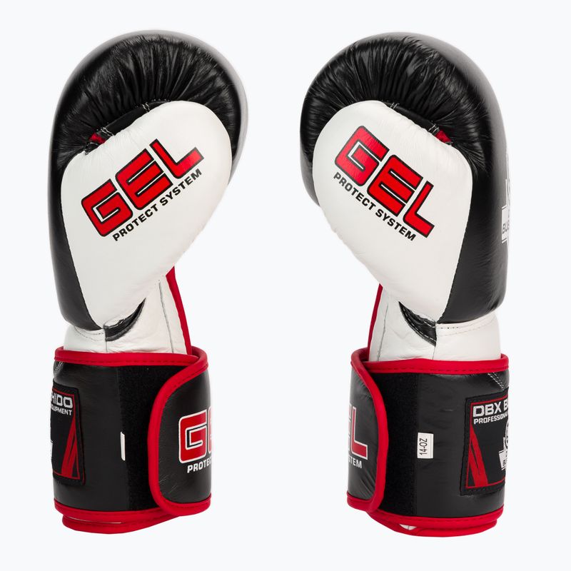 Боксови ръкавици Bushido от естествена кожа с технология Gel черни B-2v11a-12oz 4