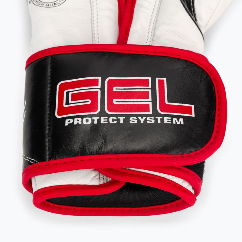Боксови ръкавици Bushido от естествена кожа с технология Gel черни B-2v11a-12oz 6