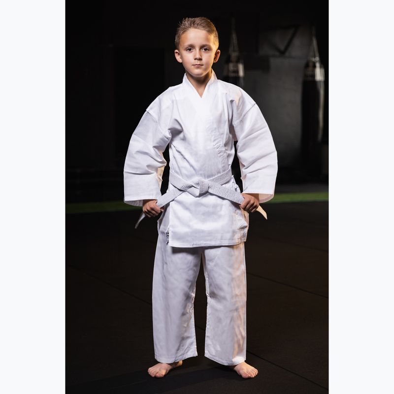 Детски колан Bushido karategi ARK-3102 бял 9