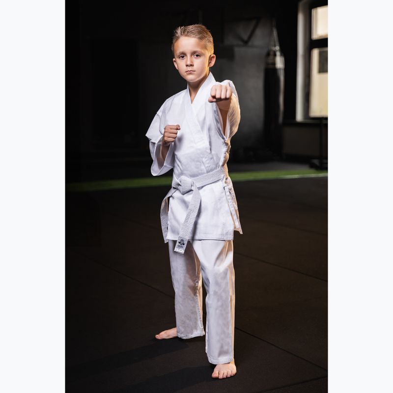 Детски колан Bushido karategi ARK-3102 бял 11