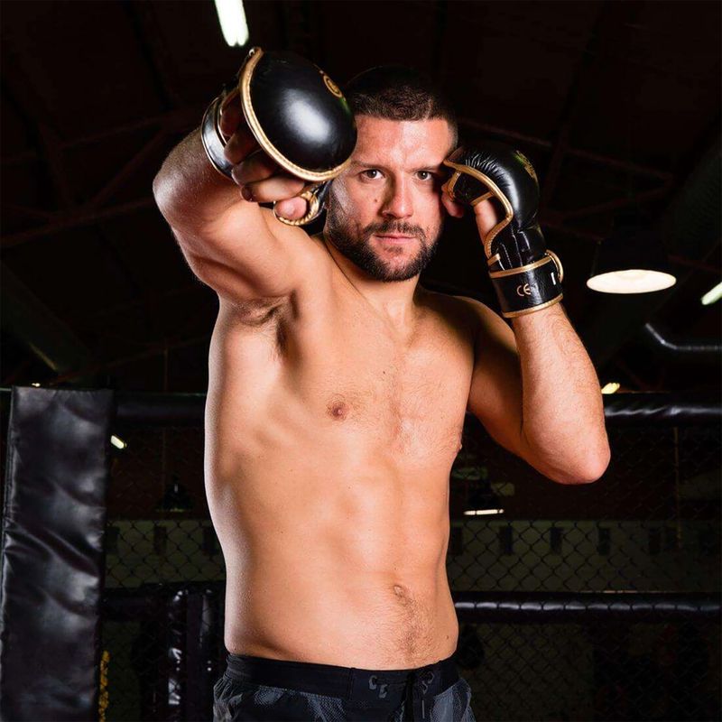 Bushido MMA ръкавици за спаринг черни Arm-2011D-M 16