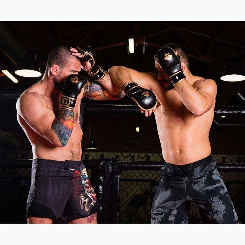 Bushido MMA ръкавици за спаринг черни Arm-2011D-M 17
