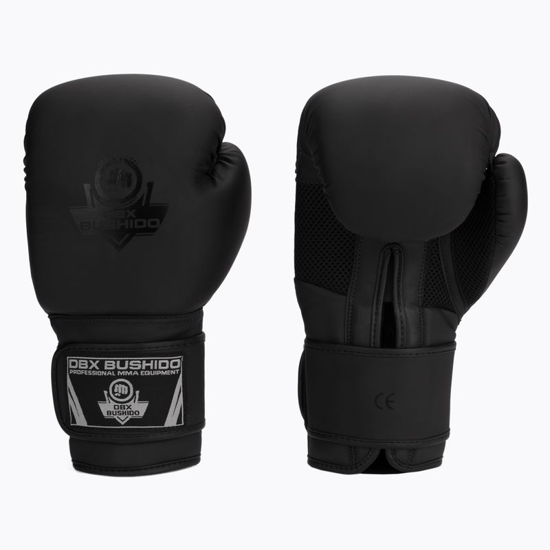 Боксови ръкавици Bushido със система Active Clima черни B-2v12-14oz 2