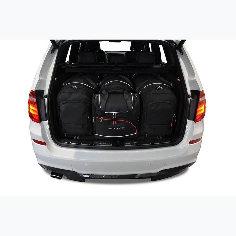 KJUST Комплект чанти за багажника на BMW X3 2010-2017 4 бр. черни 14