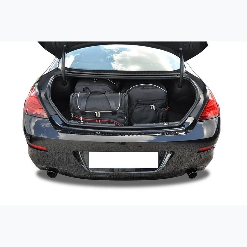 KJUST Комплект чанти за багажника на BMW 6 Coupe 2011-2018 4 бр. черни 19