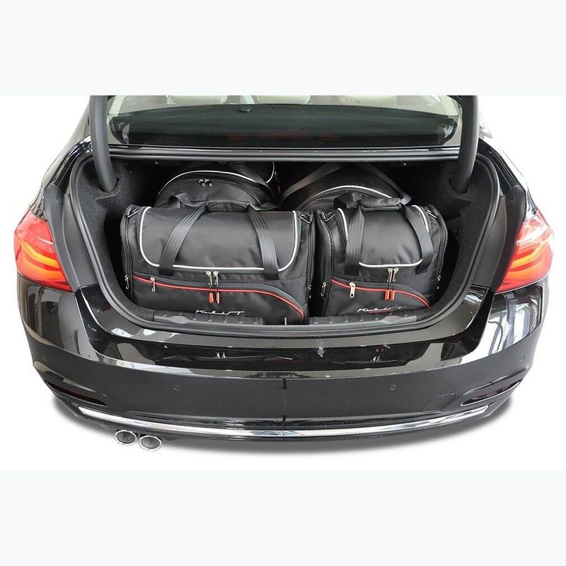 KJUST Комплект чанти за багажника на BMW 3 Limousine 2012-2018 4 бр. черни 18