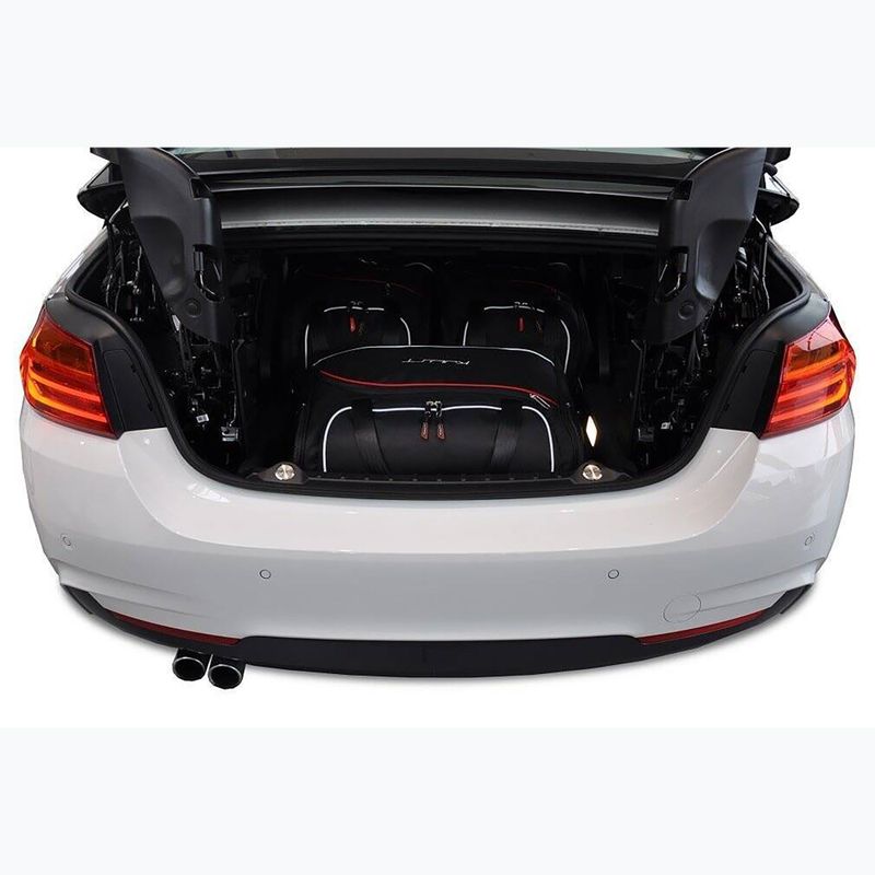 KJUST Комплект чанти за багажника на BMW 4 Кабриолет 2013-2020 3 бр. черни 14