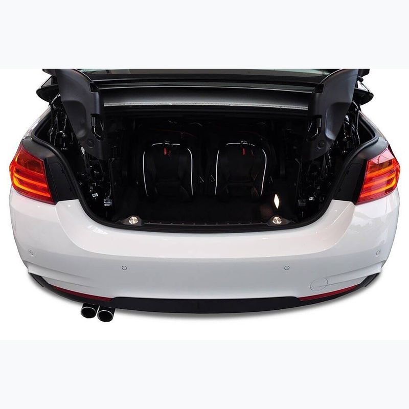 KJUST Комплект чанти за багажника на BMW 4 Кабриолет 2013-2020 3 бр. черни 15